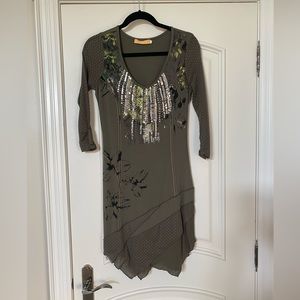 “Crisca” fitted dress